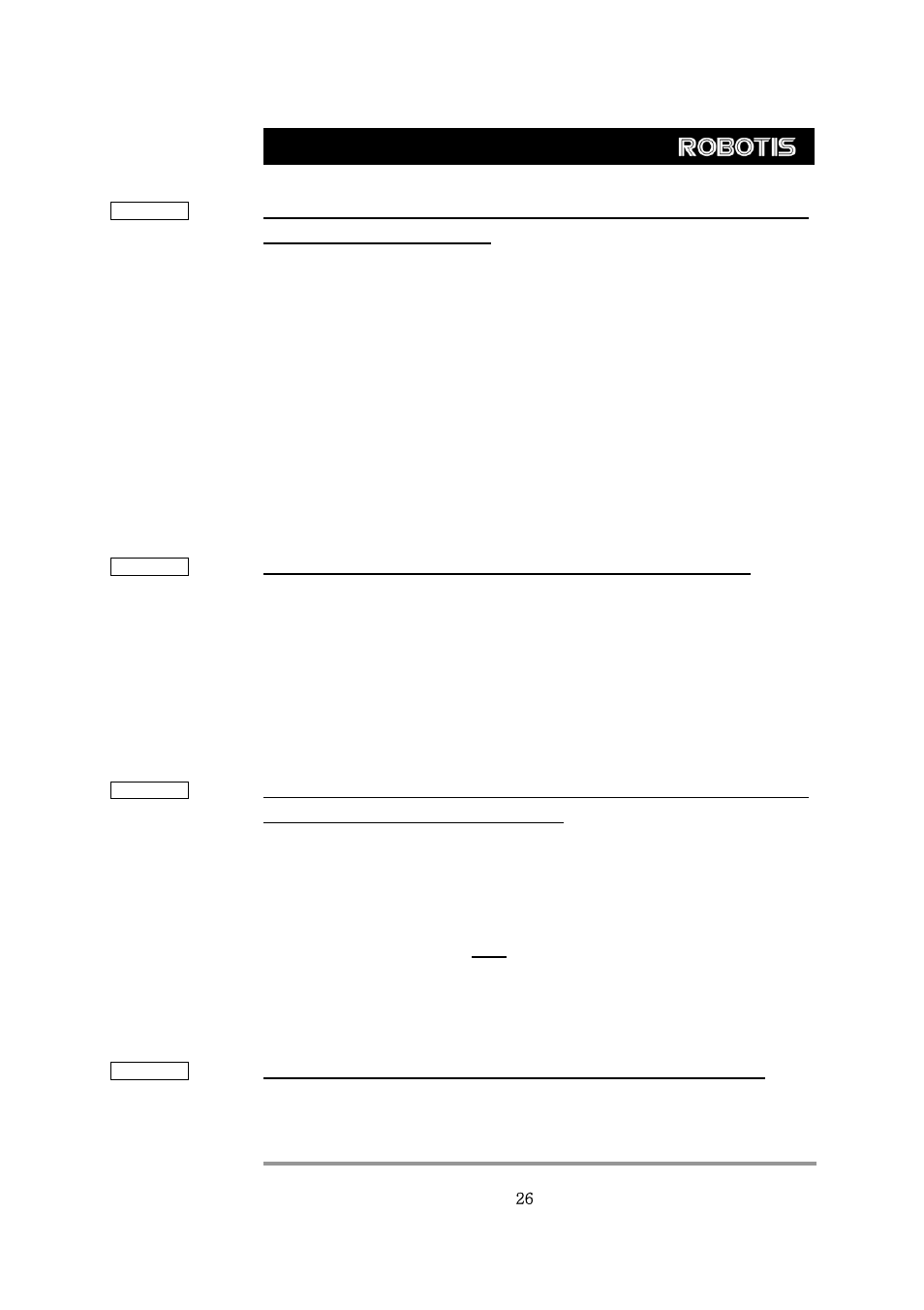 Dynamixel ax-12 | Axis Communications Dynamixel AX-12 User Manual | Page 27 / 38