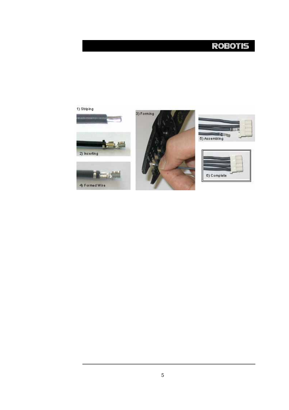2 . connector assembly, Dynamixel ax-12 | Axis Communications Dynamixel AX-12 User Manual | Page 6 / 38
