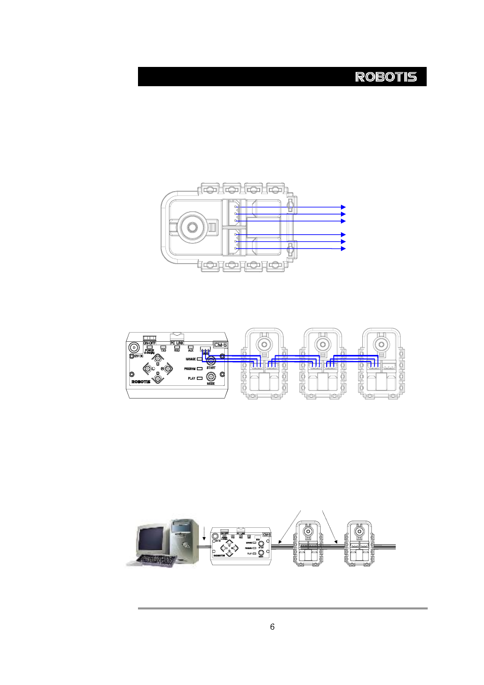 Dynamixel ax-12, 3. dynamixel wiring | Axis Communications Dynamixel AX-12 User Manual | Page 7 / 38