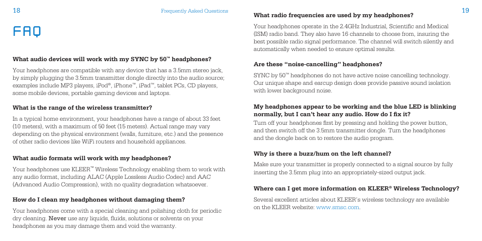 SMS Audio SYNC by 50 User Manual | Page 11 / 15