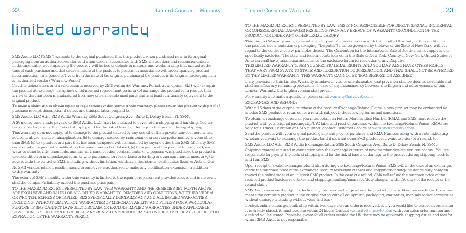 SMS Audio SYNC by 50 User Manual | Page 13 / 15