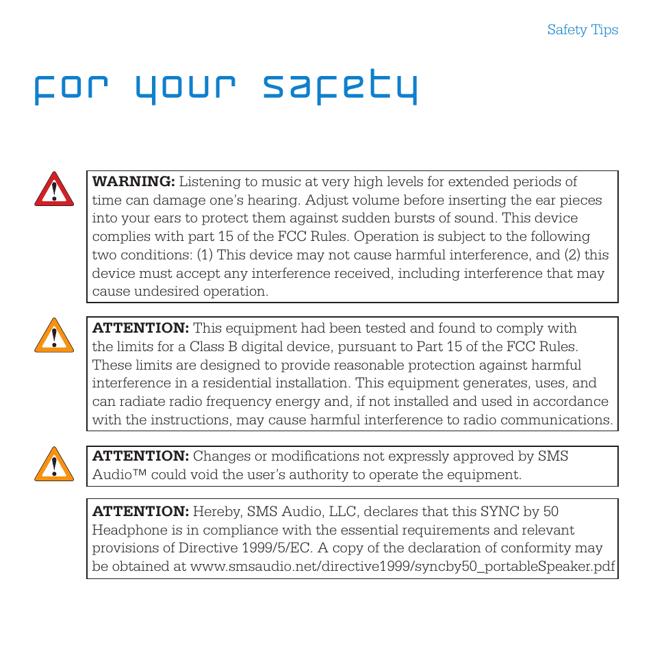 SMS Audio SYNC by 50 User Manual | Page 14 / 16