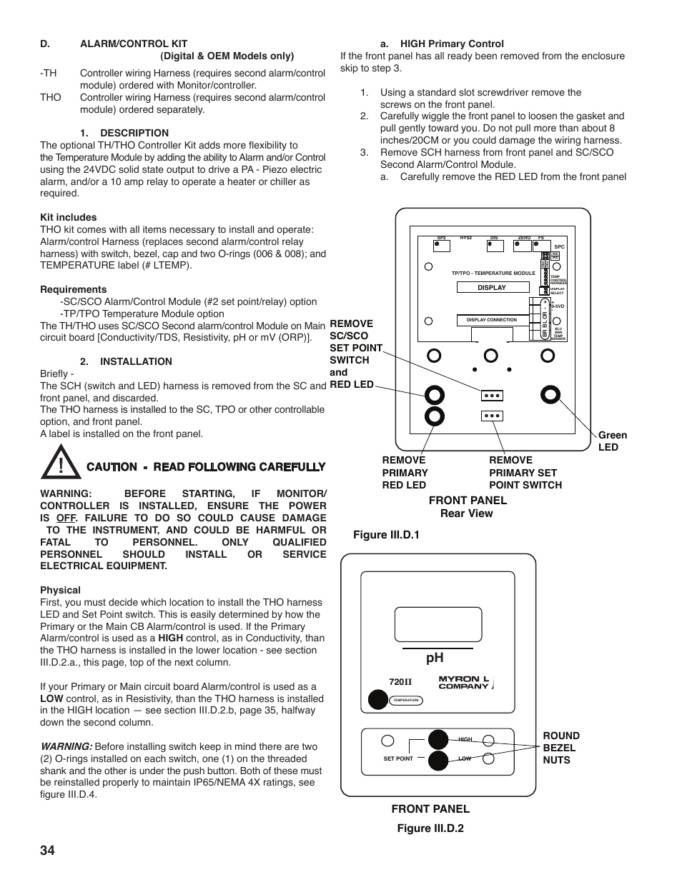 Myron L 729II User Manual | Page 38 / 68