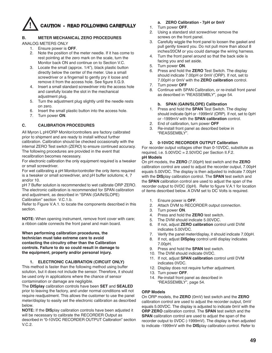 Myron L 729II User Manual | Page 53 / 68