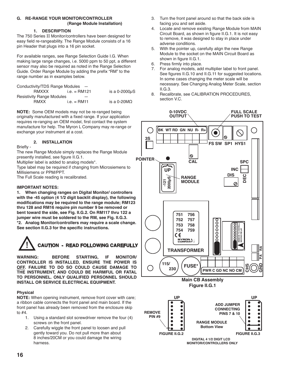 Myron L 729II User Manual | Page 20 / 76