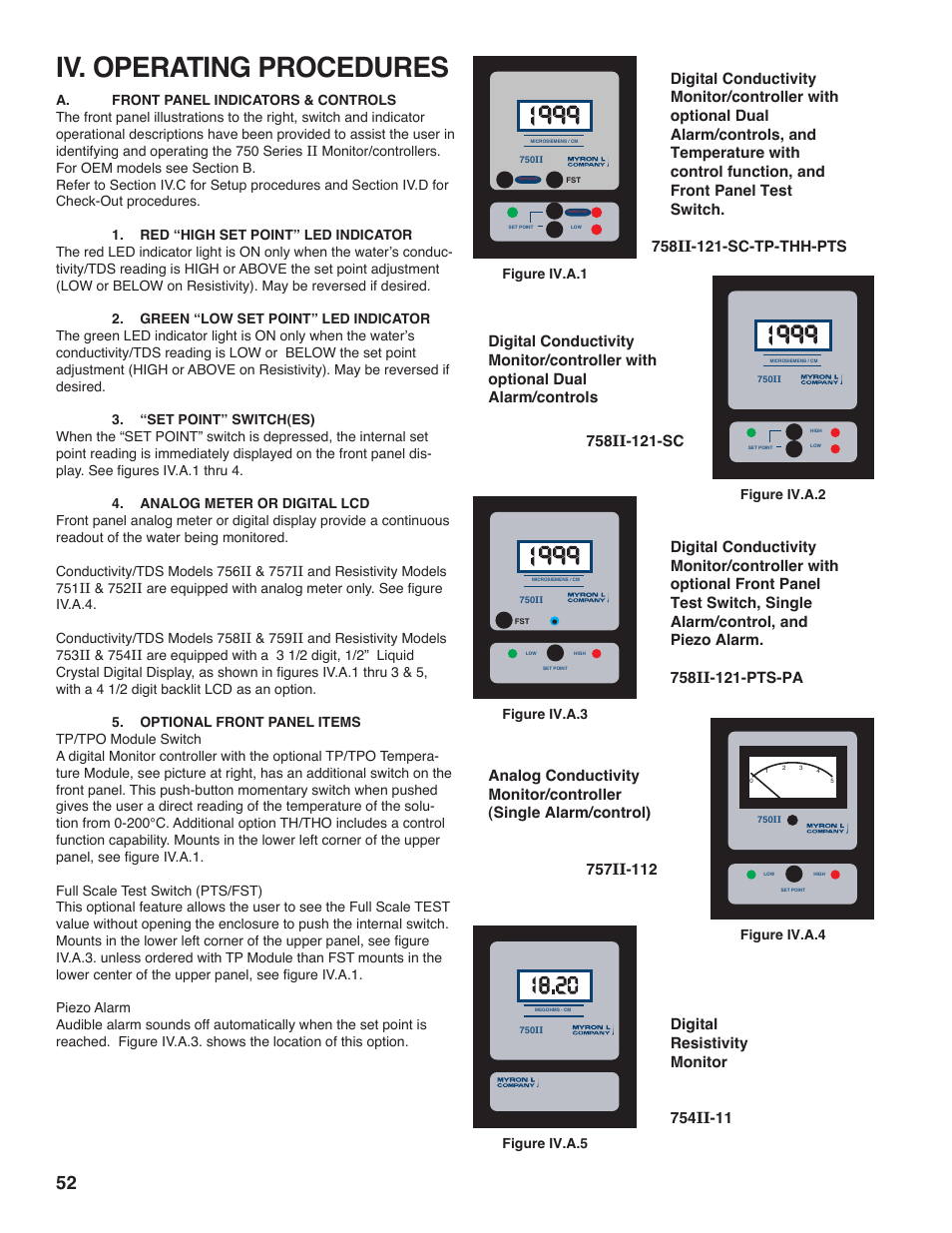 Iv. operating procedures | Myron L 729II User Manual | Page 56 / 76