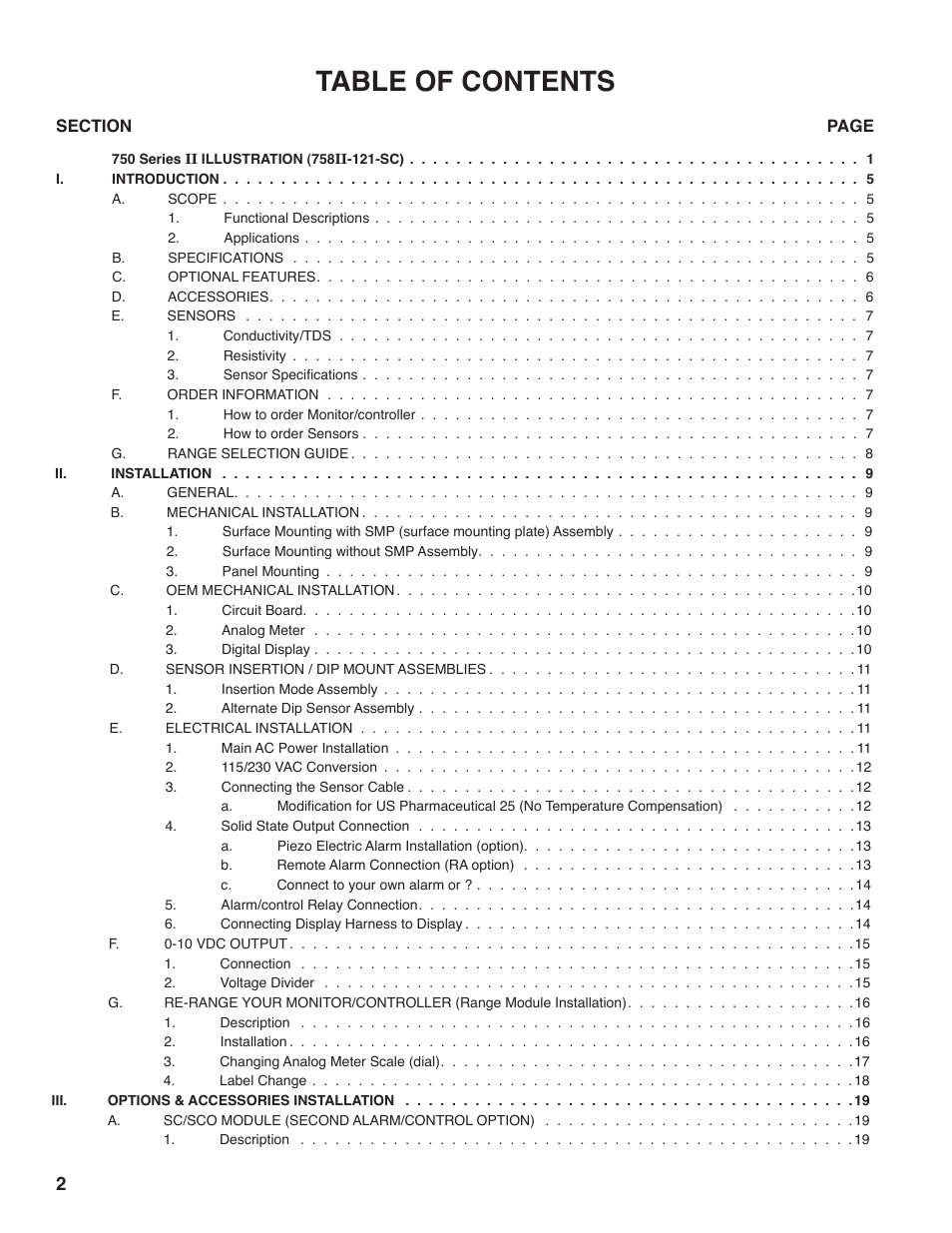 Myron L 729II User Manual | Page 6 / 76