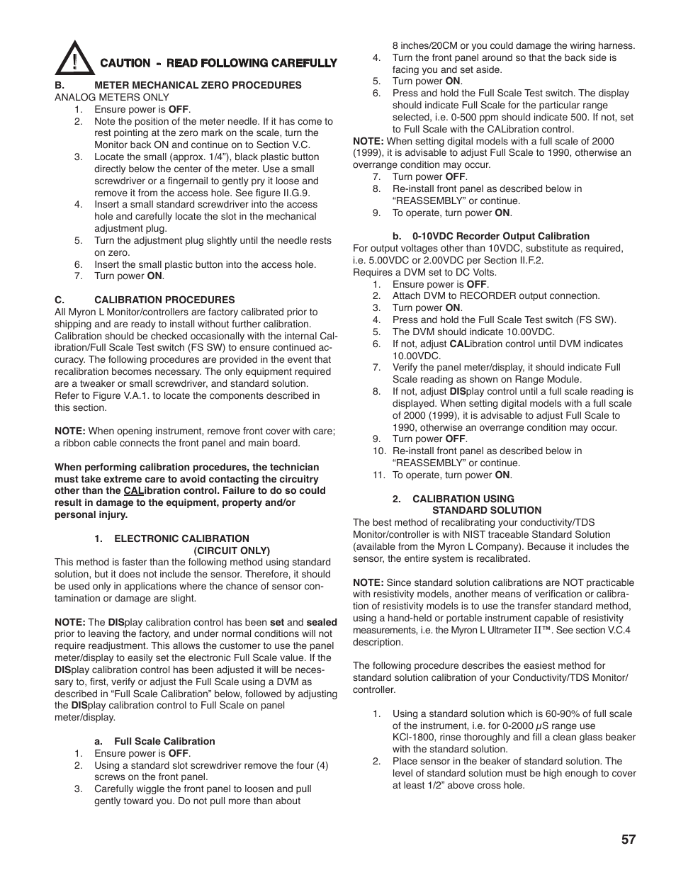 Myron L 729II User Manual | Page 61 / 76