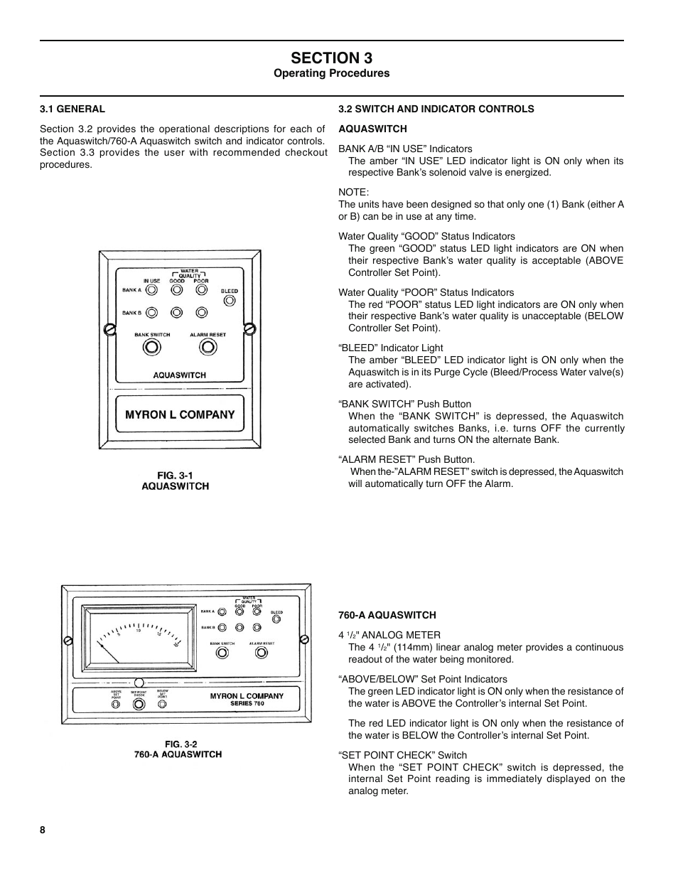 Myron L 760-A Aquaswitch User Manual | Page 10 / 18