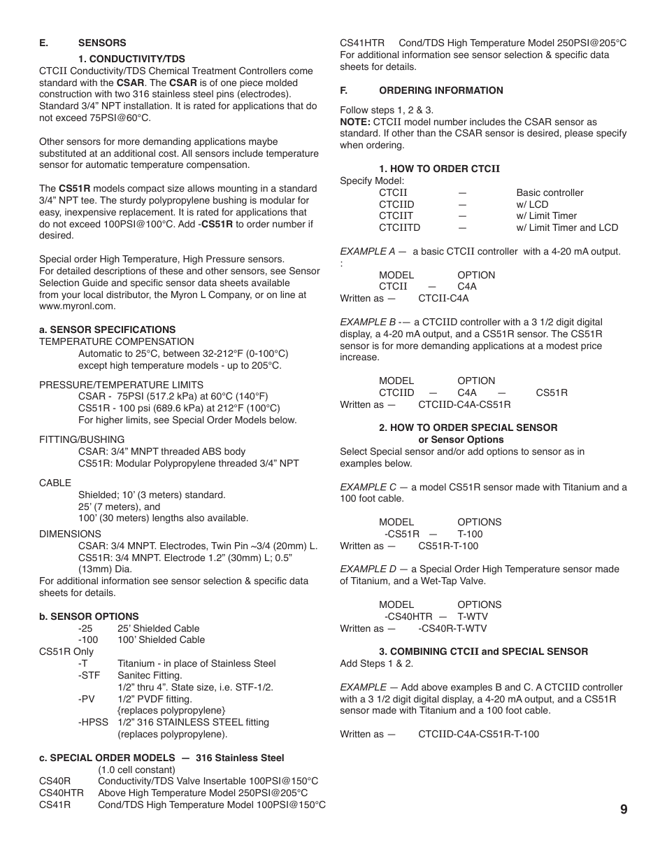 Myron L CTCIITD User Manual | Page 13 / 36