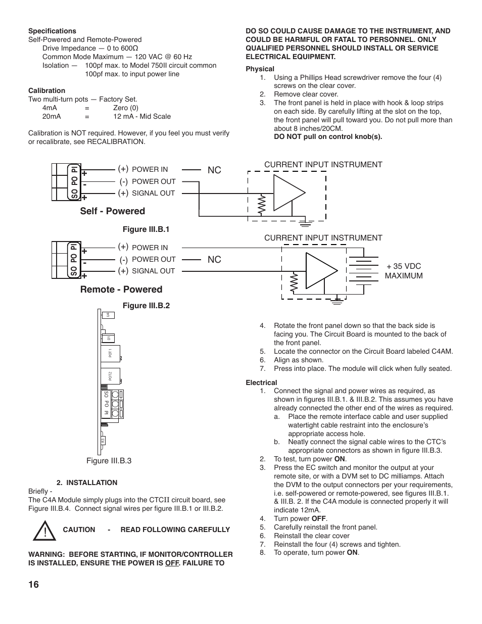 Self - powered, Remote - powered | Myron L CTCIITD User Manual | Page 20 / 36