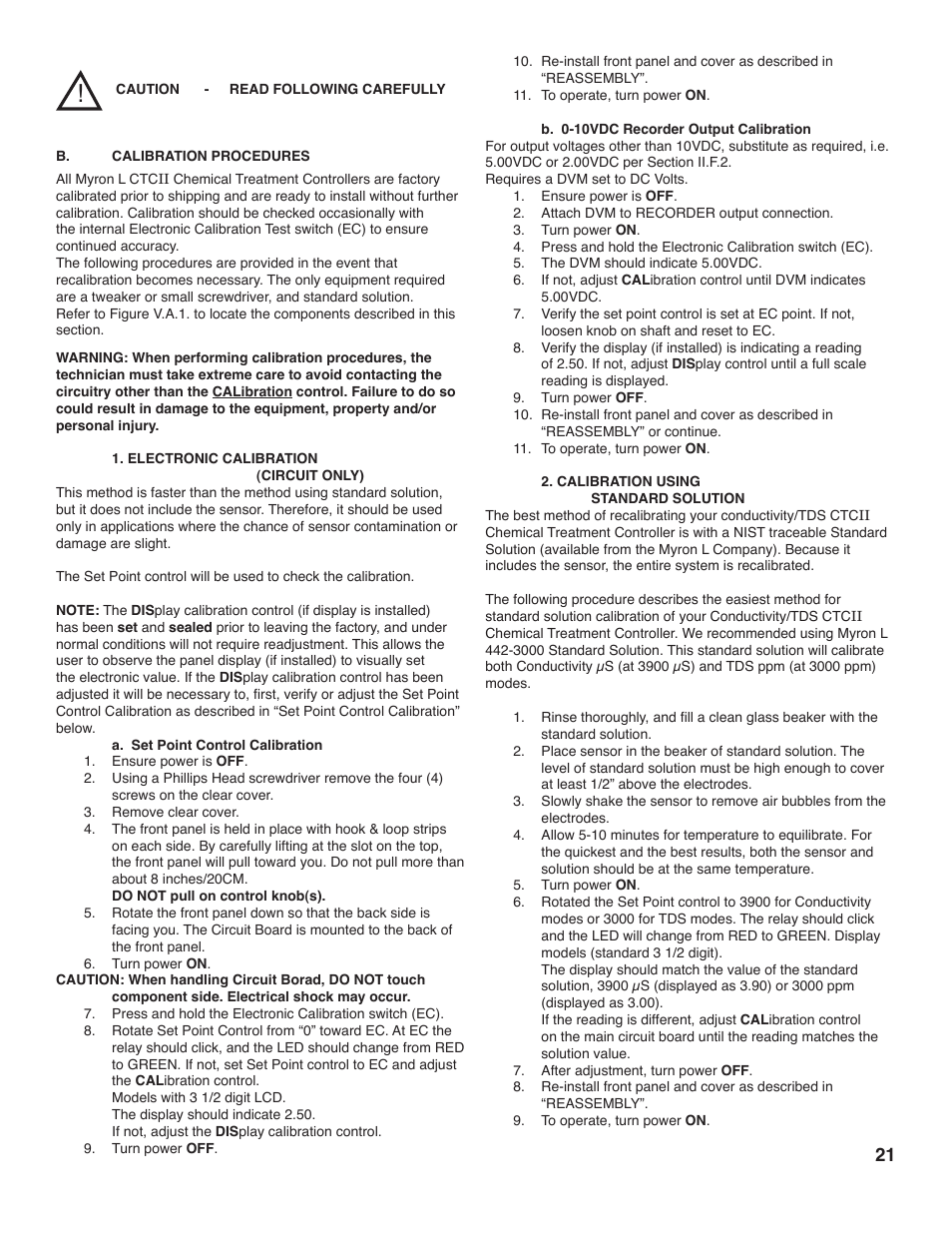 Myron L CTCIITD User Manual | Page 25 / 36