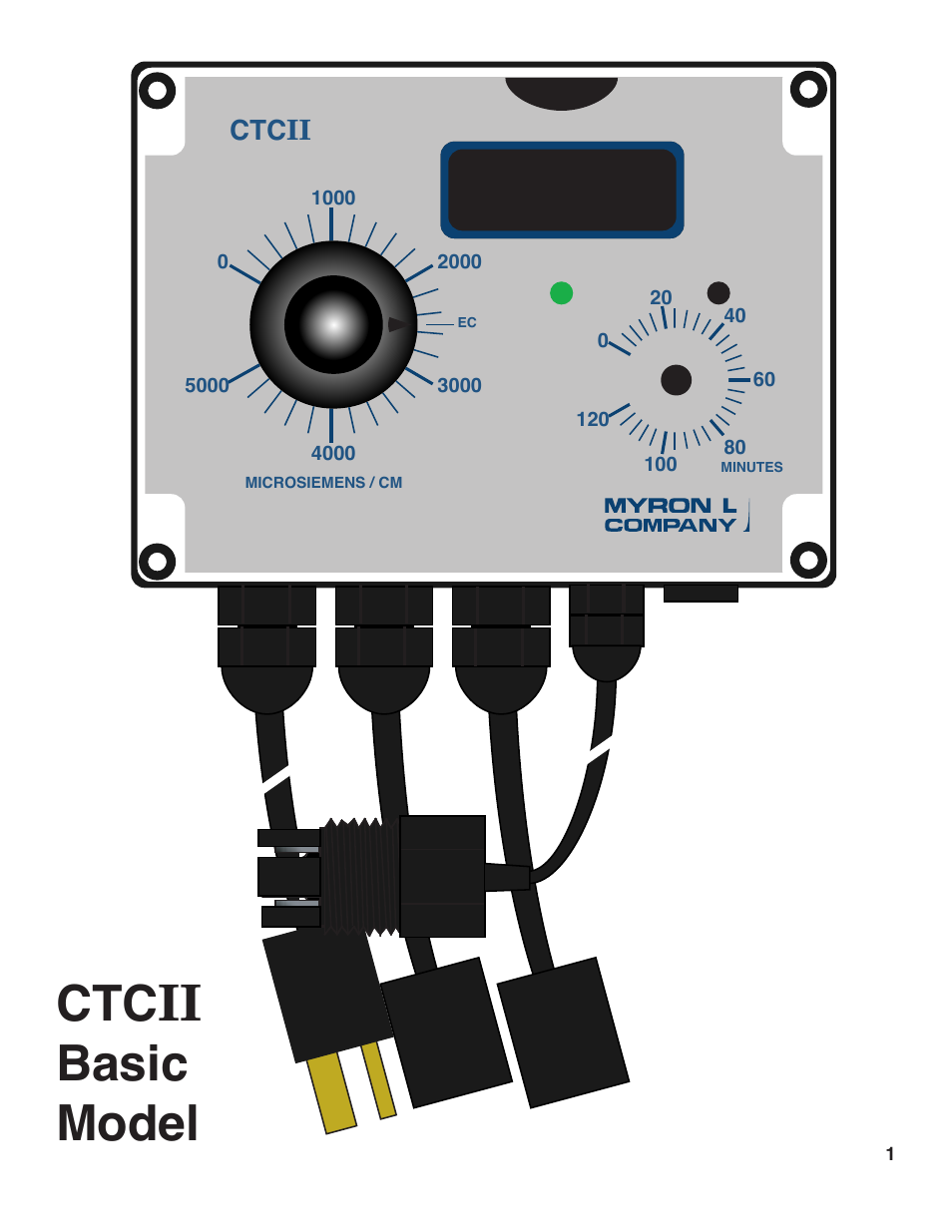 Ctcii basic model, Ctcii | Myron L CTCIITD User Manual | Page 5 / 36