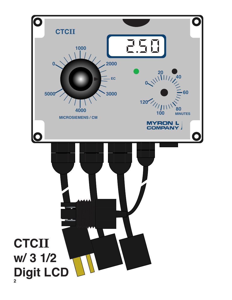 Ctcii w/ 3 1/2 digit lcd, Ctcii | Myron L CTCIITD User Manual | Page 6 / 36