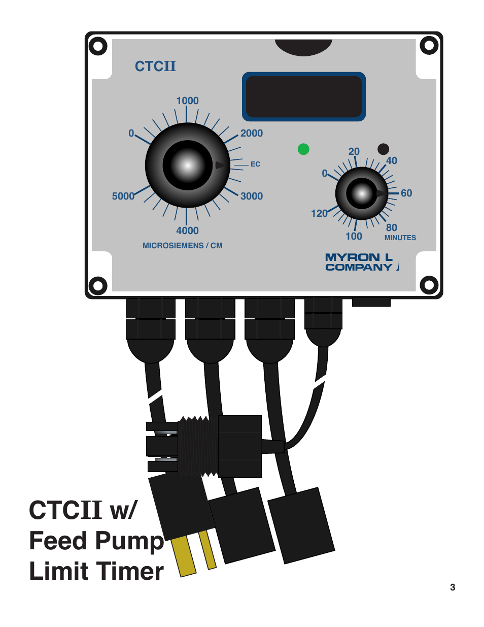 Ctcii w/ feed pump limit timer, Ctcii | Myron L CTCIITD User Manual | Page 7 / 36