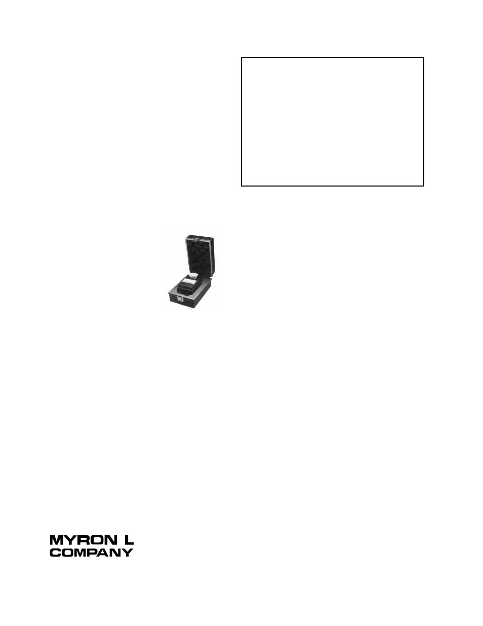 Replacement ph sensors, Porta pak, Ordering | Warranty & service | Myron L M6/PH User Manual | Page 6 / 6