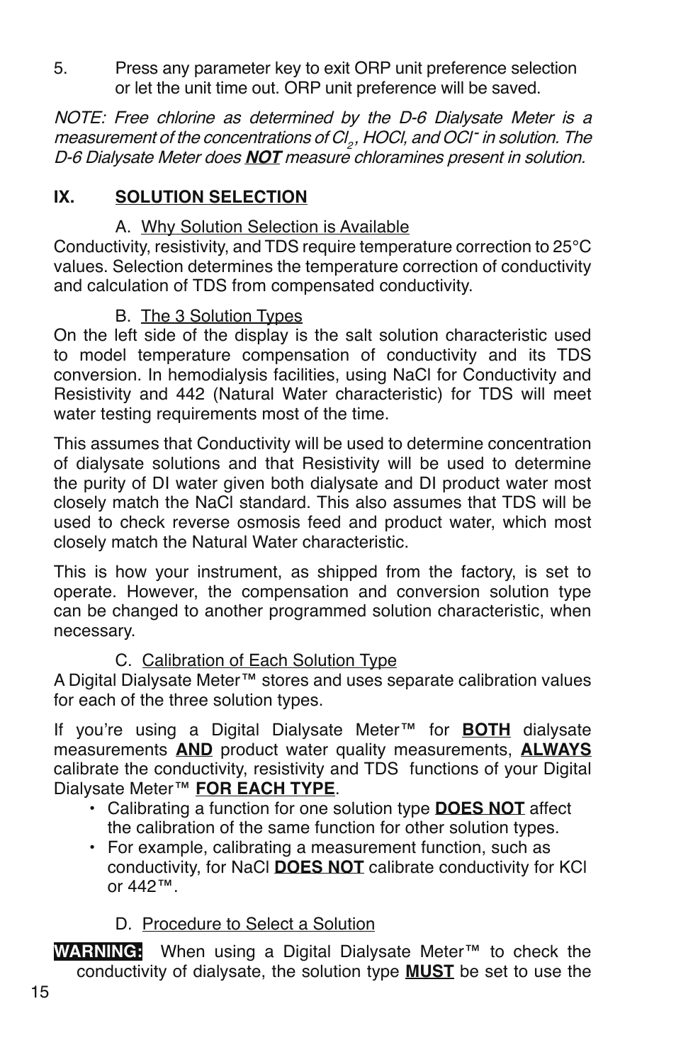 Myron L D-6 User Manual | Page 18 / 48