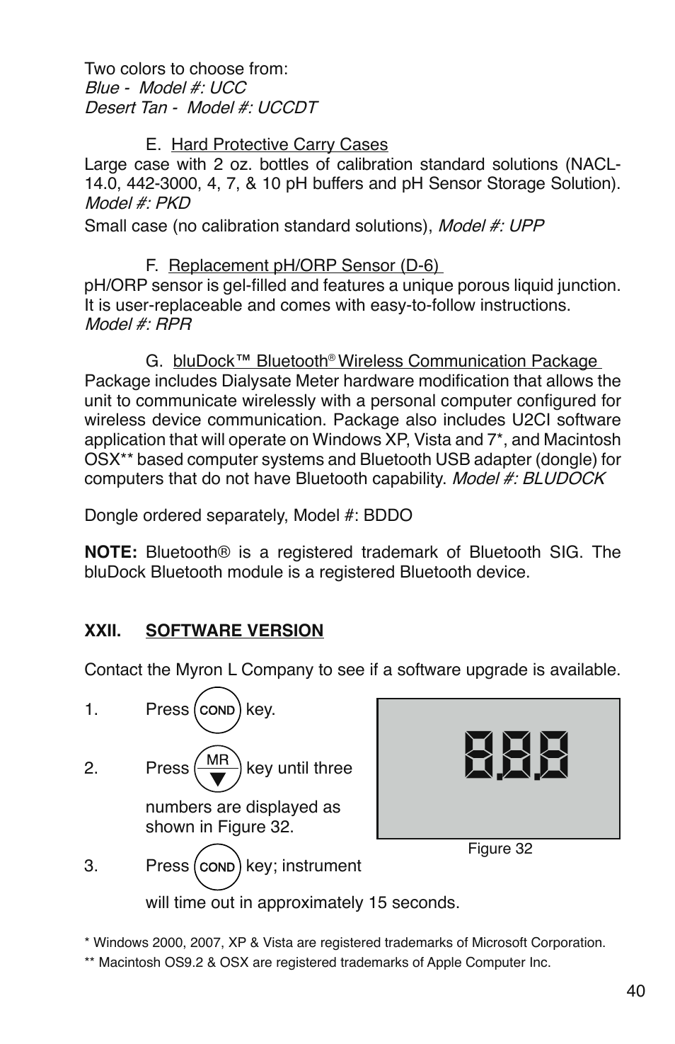 Myron L D-6 User Manual | Page 43 / 48