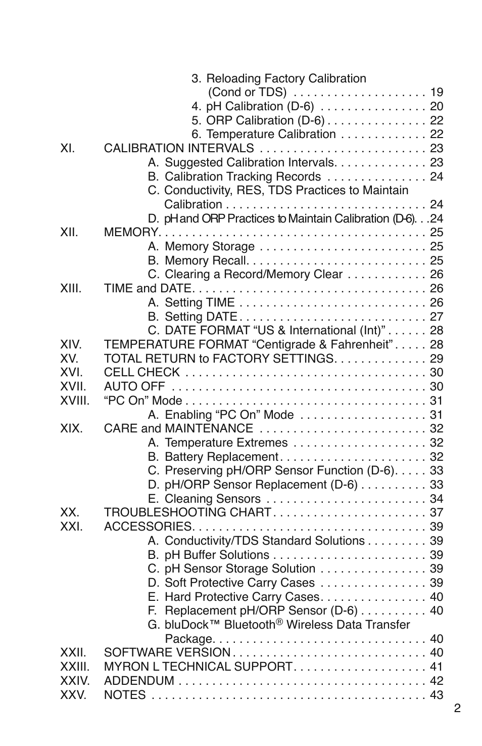 Myron L D-6 User Manual | Page 5 / 48