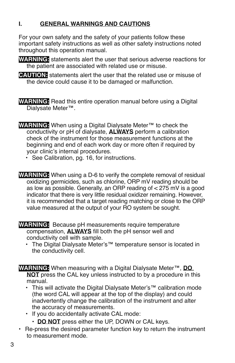 Myron L D-6 User Manual | Page 6 / 48