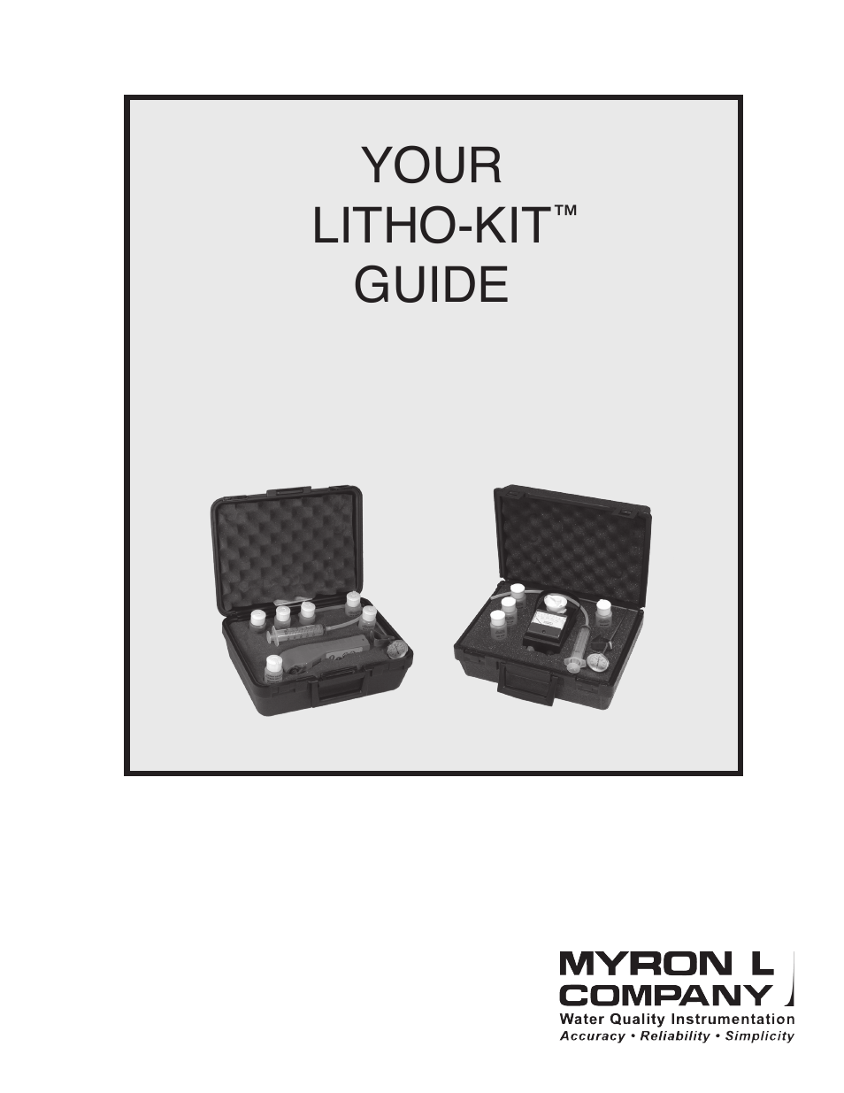 Myron L Litho-Kit User Manual | 8 pages