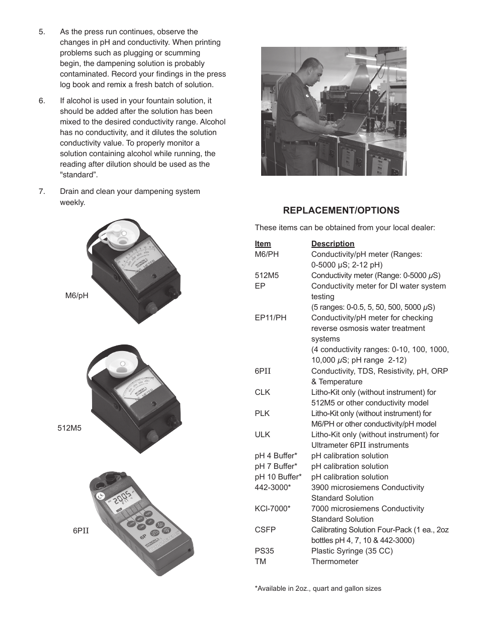 Myron L Litho-Kit User Manual | Page 5 / 8