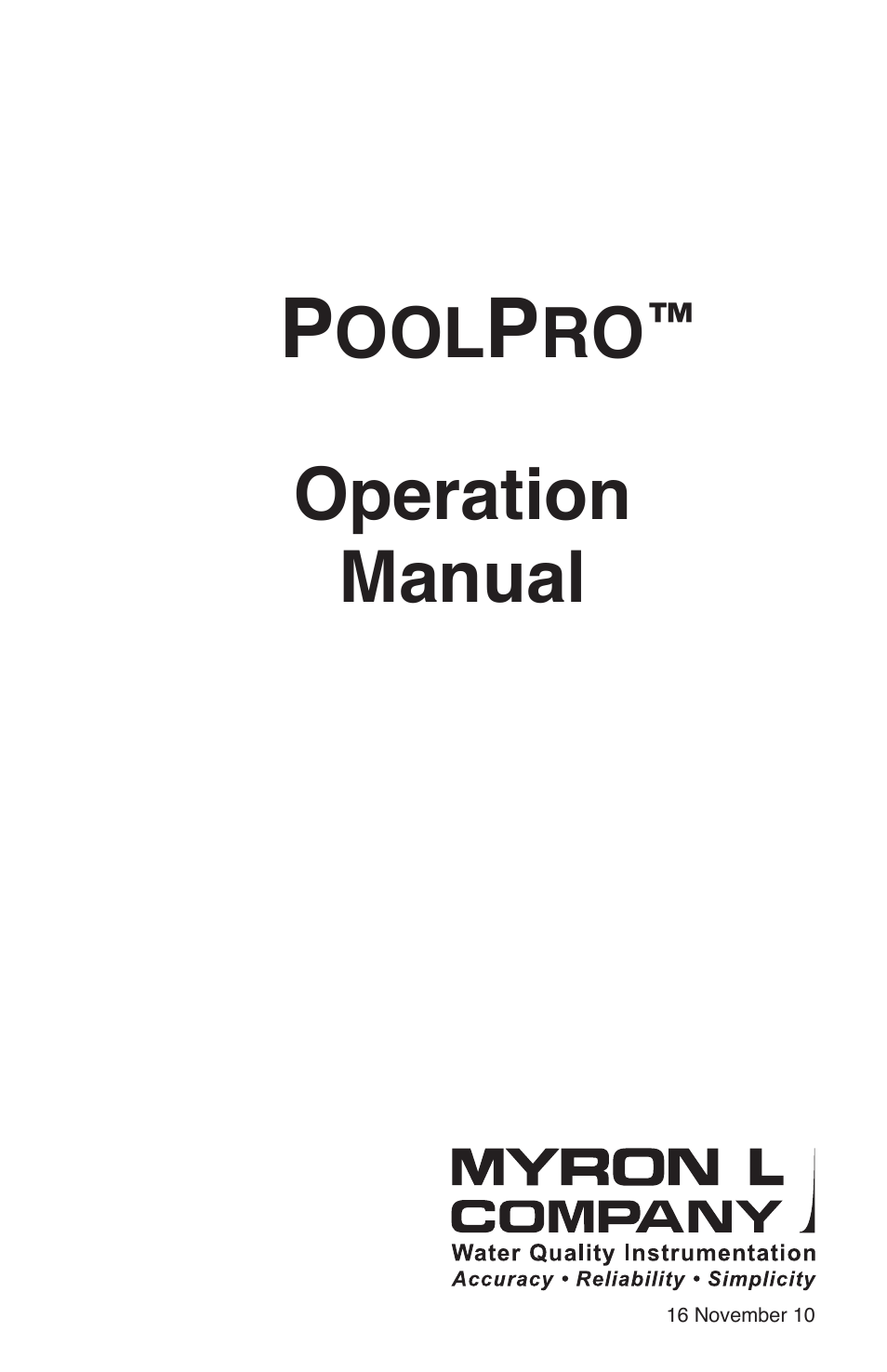 Myron L PS6 User Manual | 56 pages