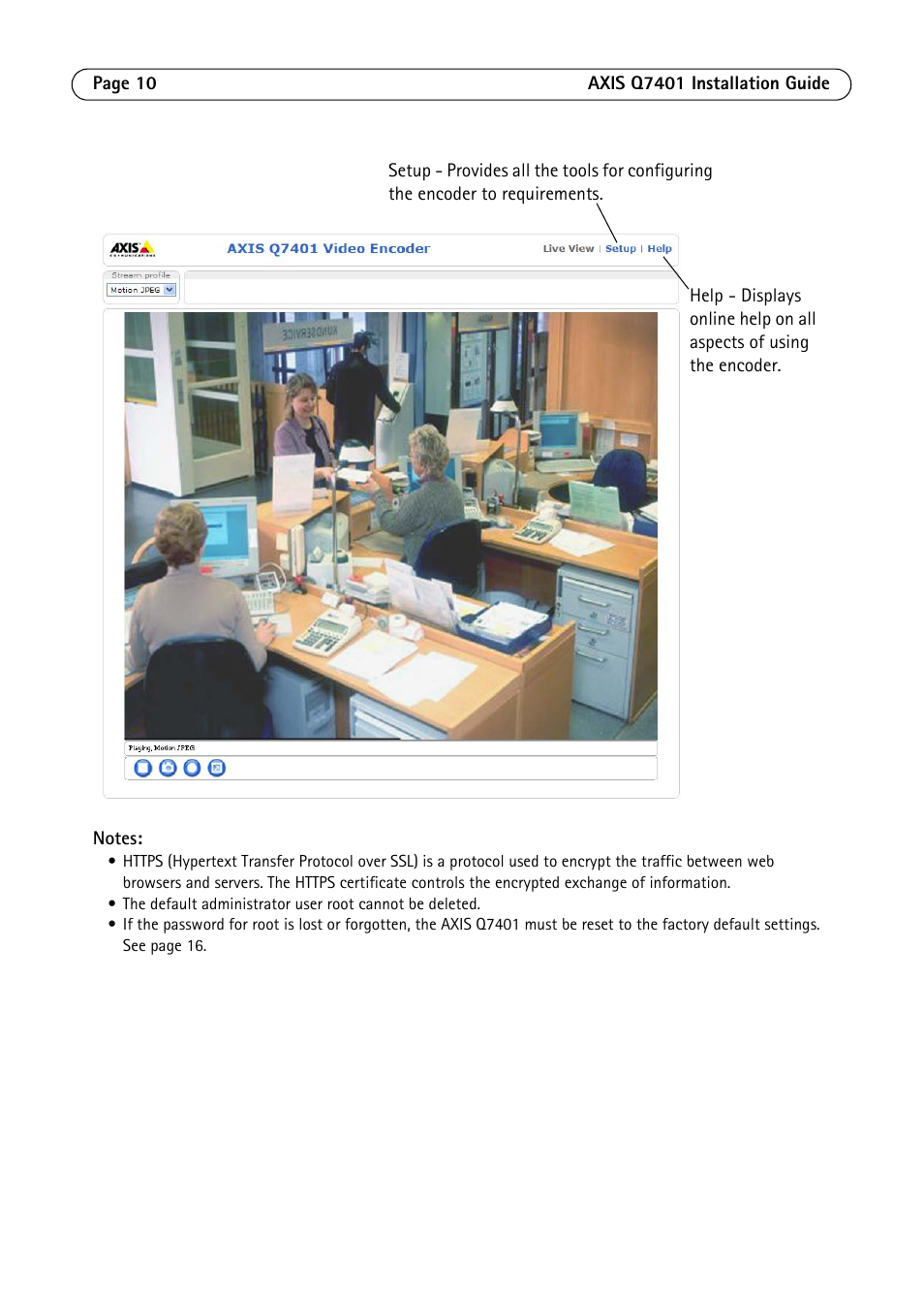 Axis Communications Video Encoder AXIS Q7401 User Manual | Page 10 / 82