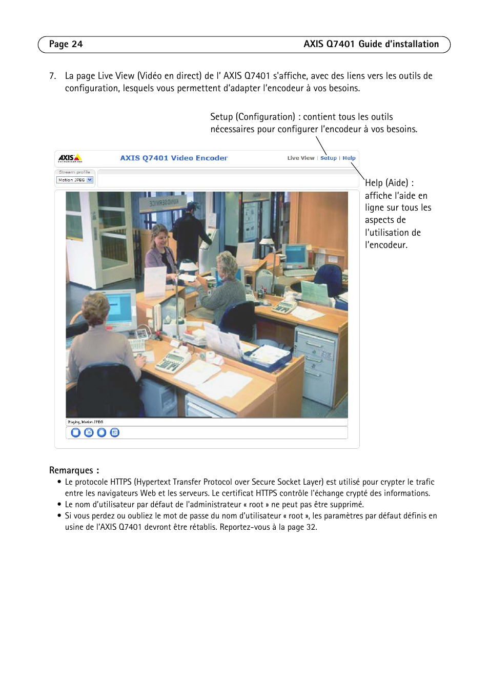 Axis Communications Video Encoder AXIS Q7401 User Manual | Page 24 / 82