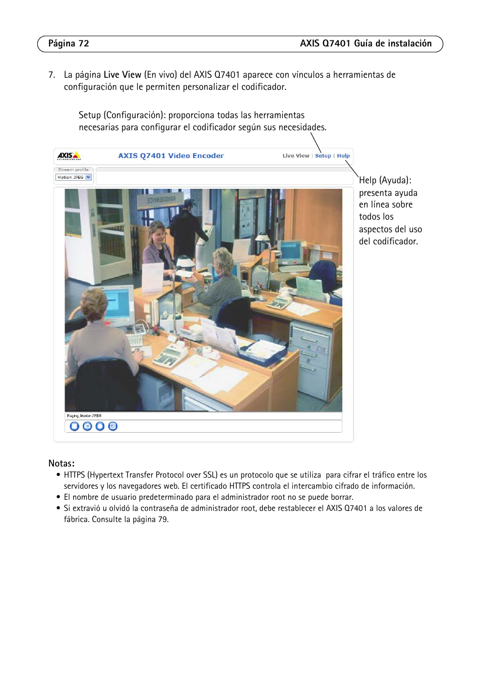 Axis Communications Video Encoder AXIS Q7401 User Manual | Page 72 / 82