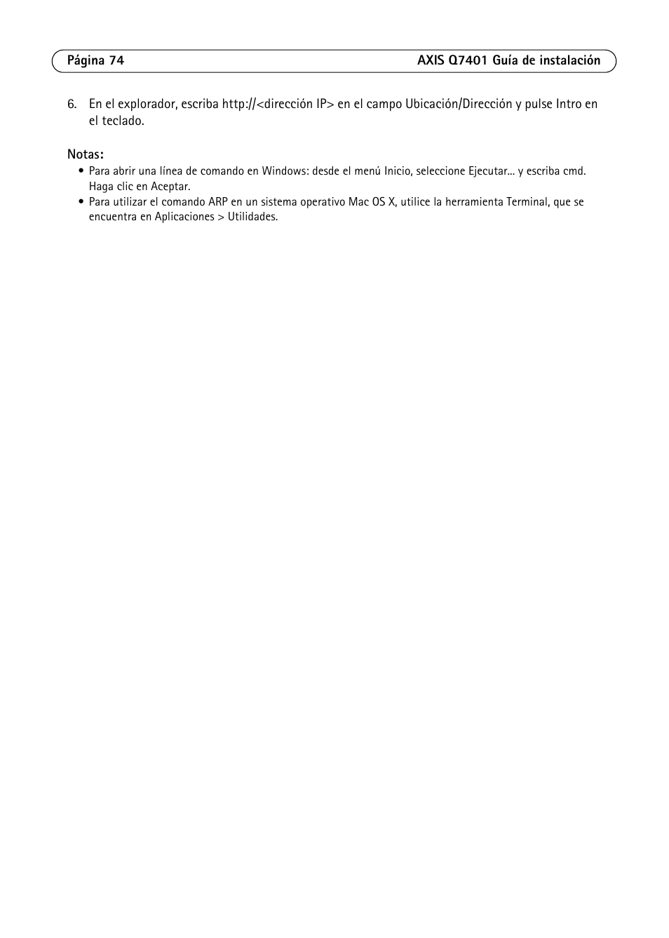Axis Communications Video Encoder AXIS Q7401 User Manual | Page 74 / 82
