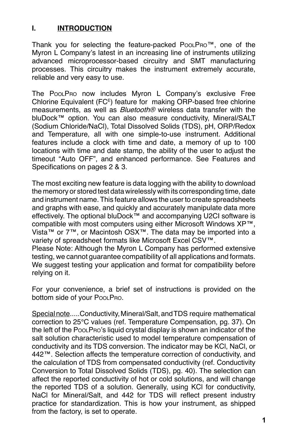 Myron L PS6FCE User Manual | Page 5 / 52