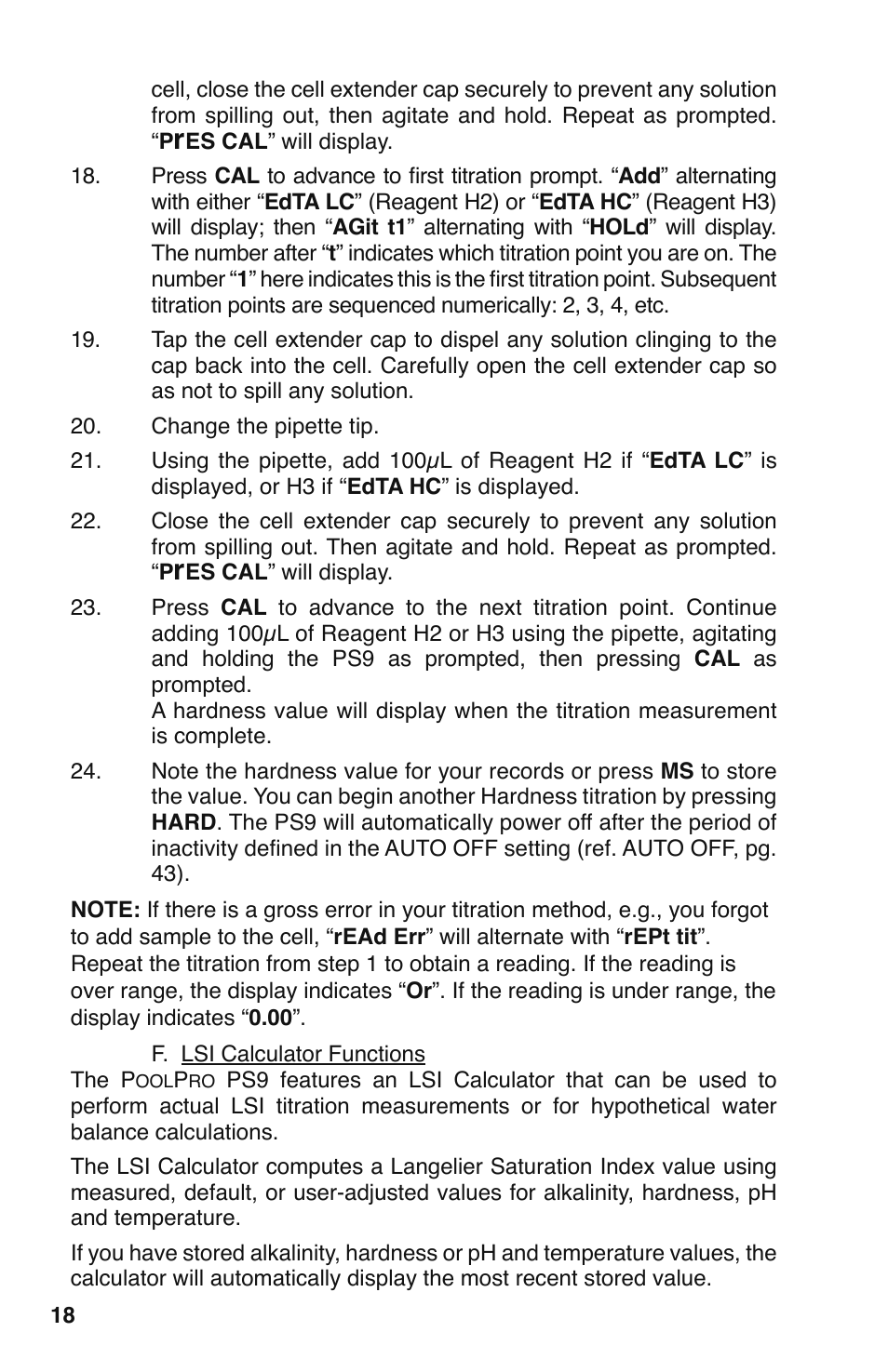Myron L PS9TK User Manual | Page 22 / 72