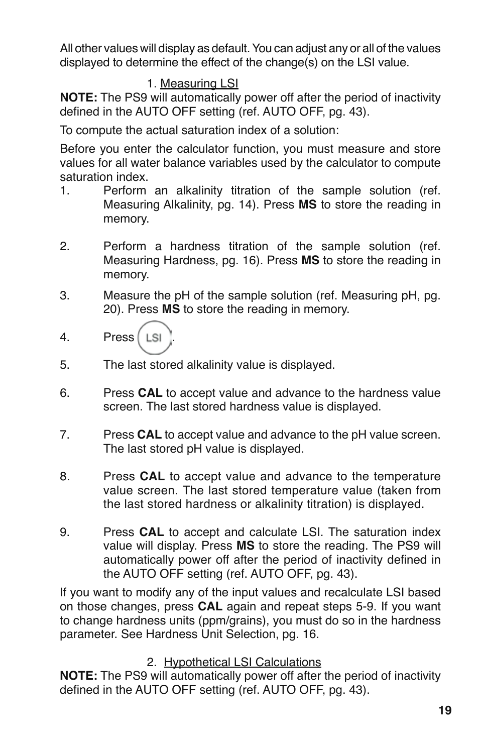 Myron L PS9TK User Manual | Page 23 / 72