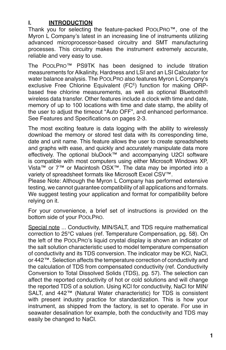 Myron L PS9TK User Manual | Page 5 / 72