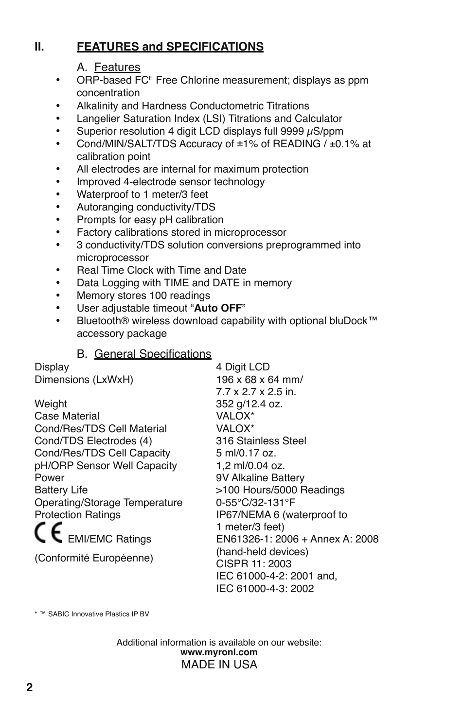 Myron L PS9TK User Manual | Page 6 / 72