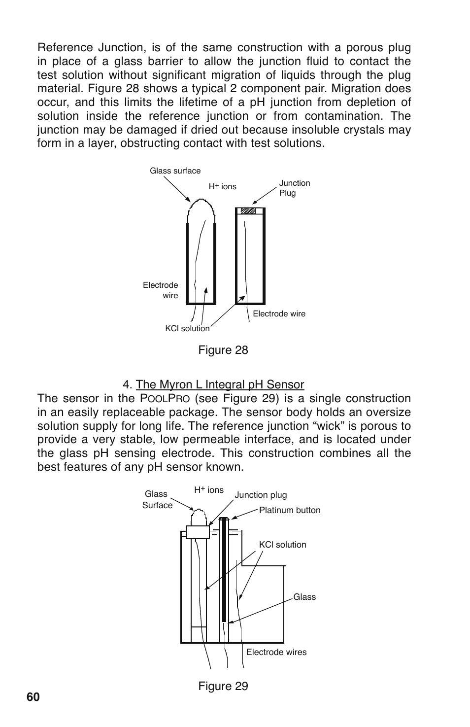 The myron l integral ph sensor the sensor in the p | Myron L PS9TK User Manual | Page 64 / 72