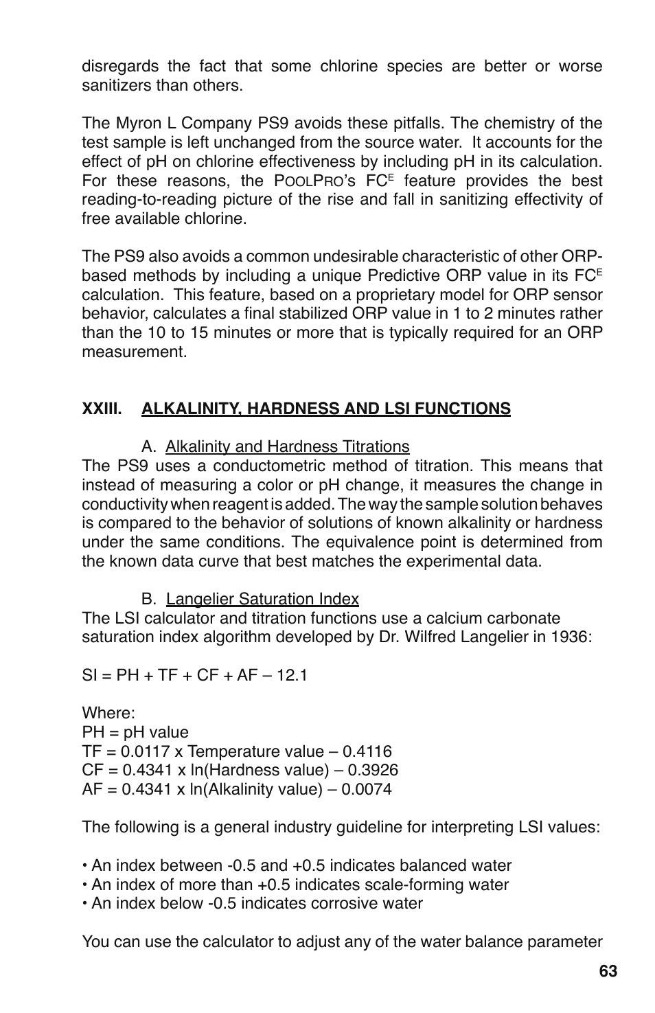 Myron L PS9TK User Manual | Page 67 / 72