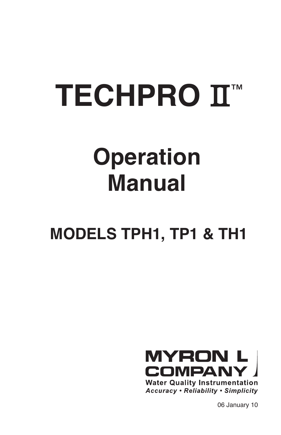 Myron L TH1 User Manual | 44 pages