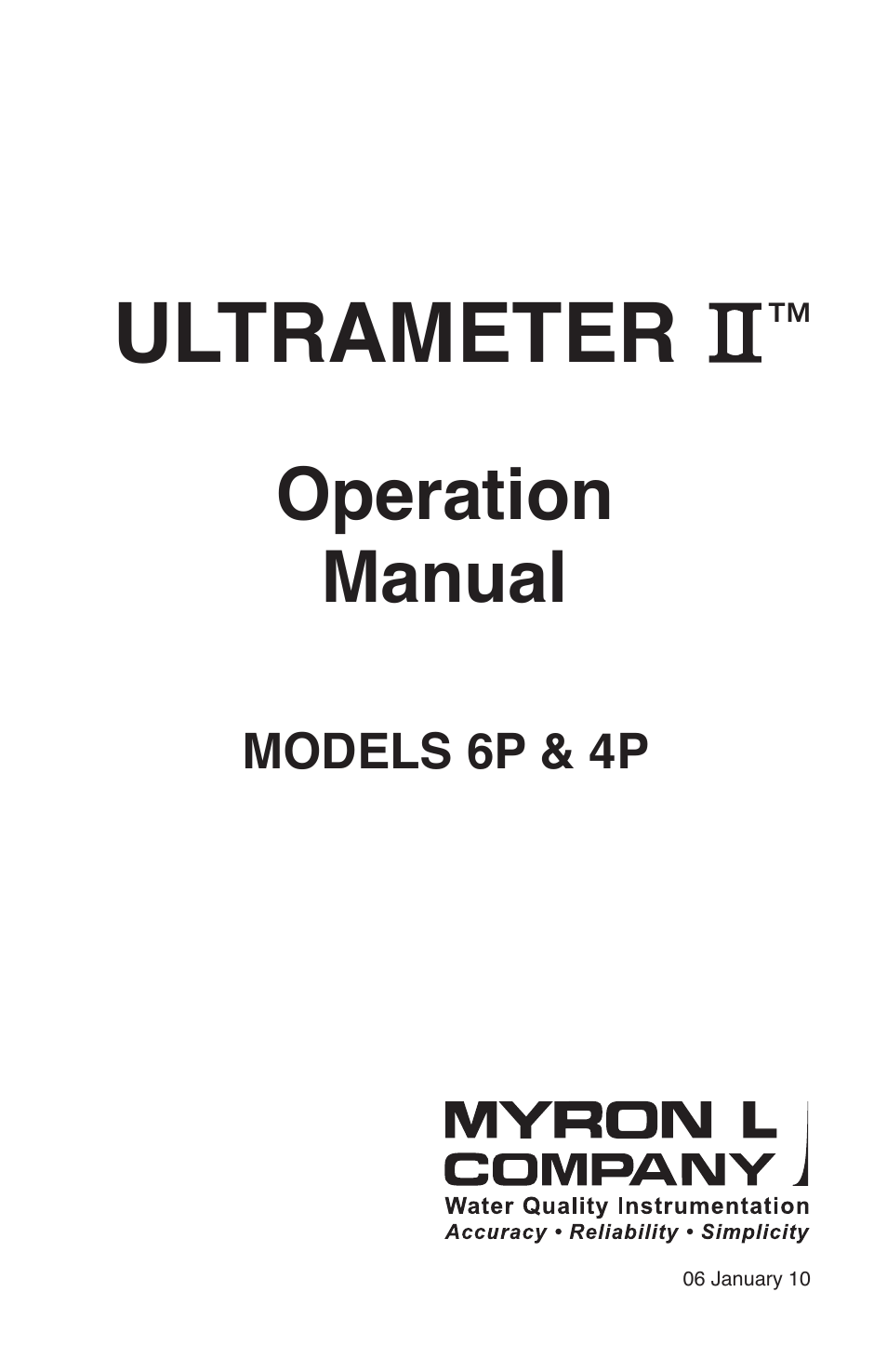 Myron L 6P and 4P User Manual | 56 pages