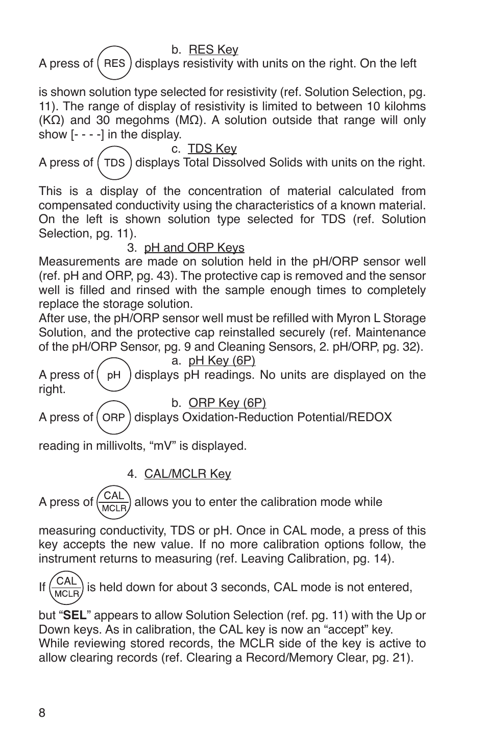 Myron L 6P and 4P User Manual | Page 12 / 56