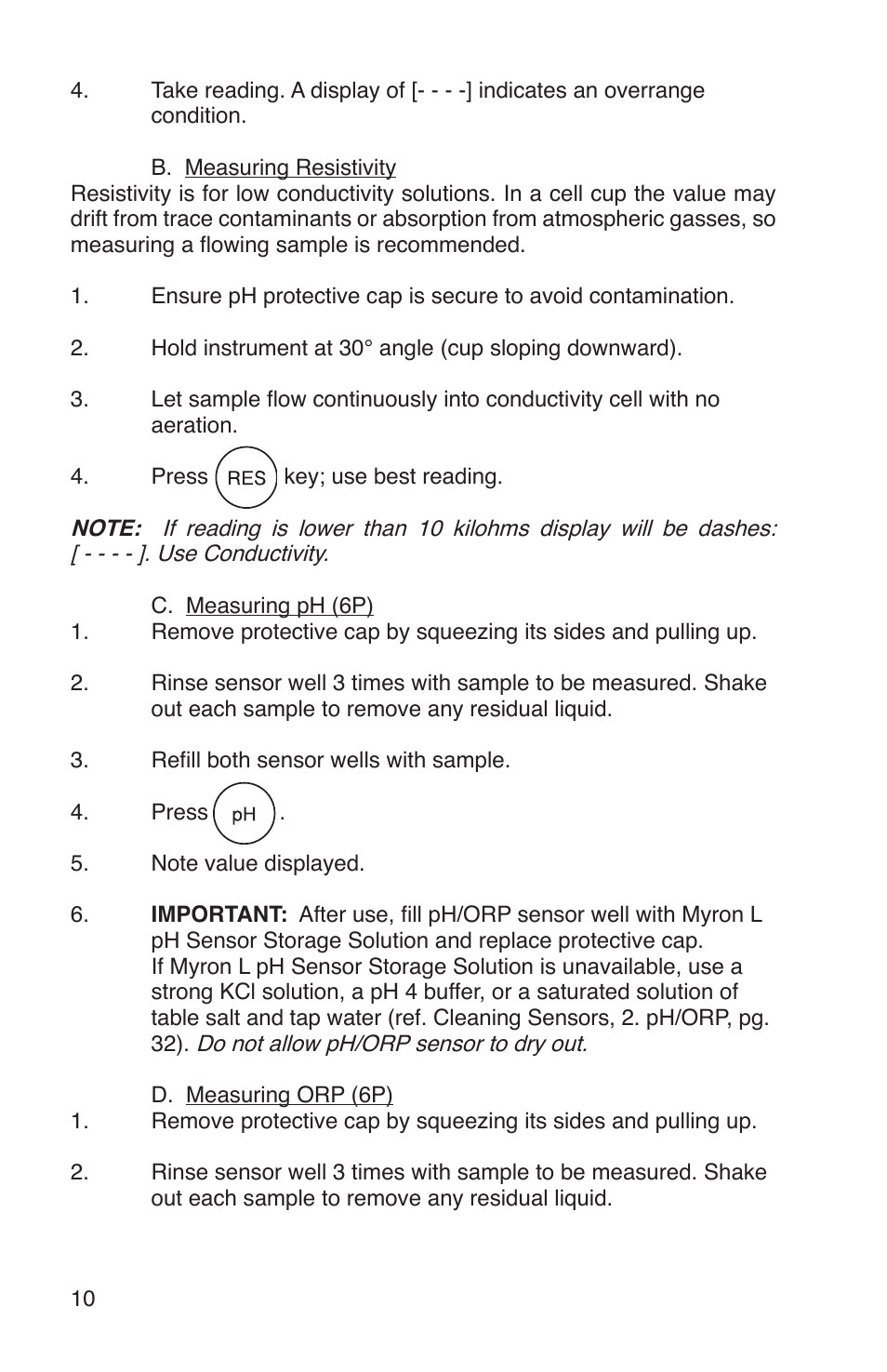 Myron L 6P and 4P User Manual | Page 14 / 56