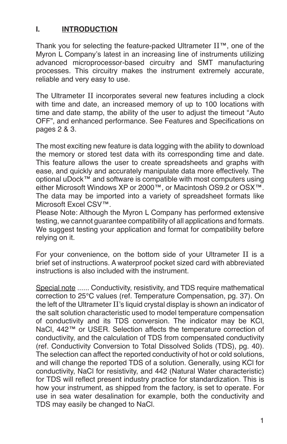 Myron L 6P and 4P User Manual | Page 5 / 56