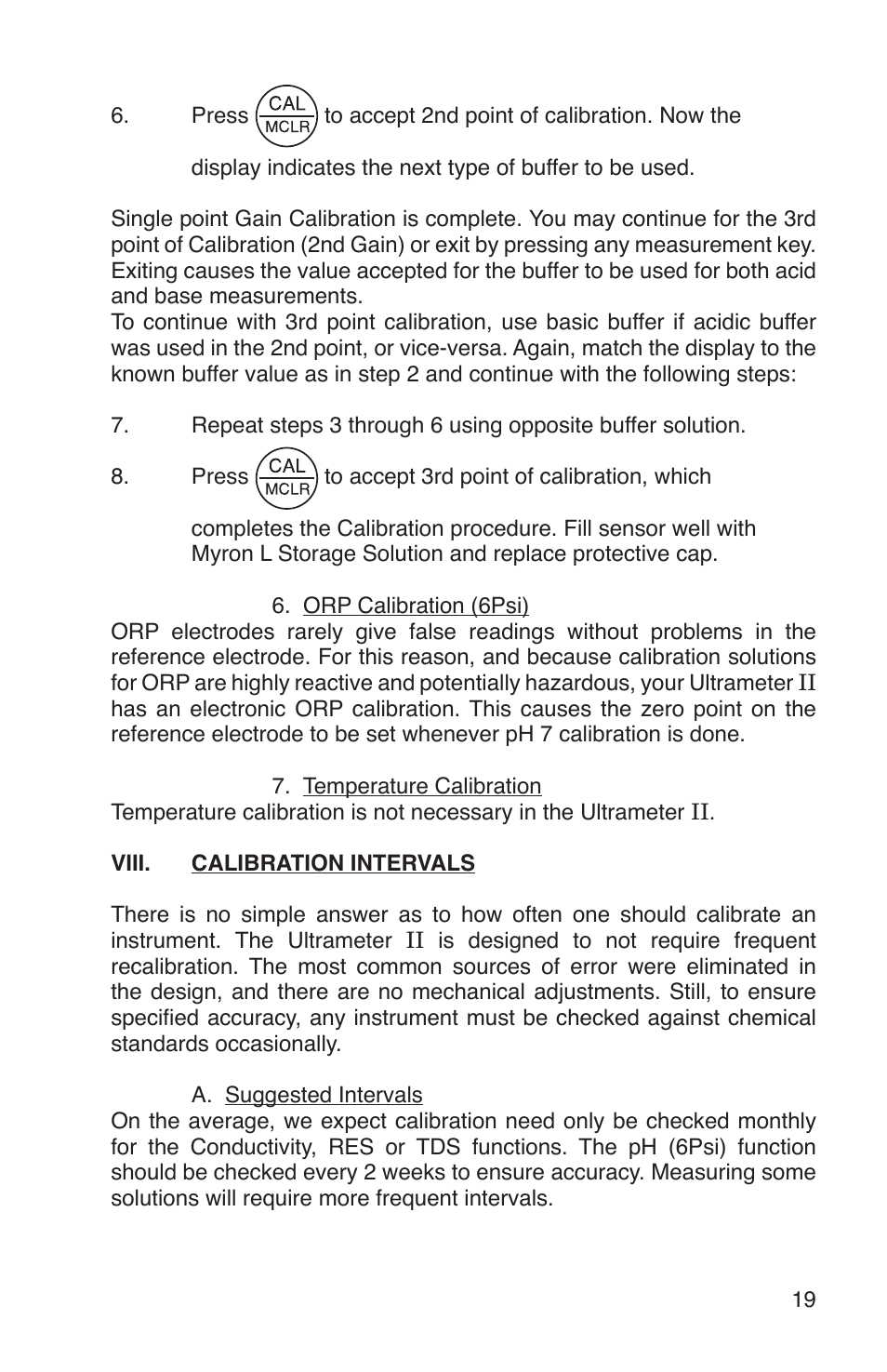 Myron L 6Psi and 4P User Manual | Page 23 / 60