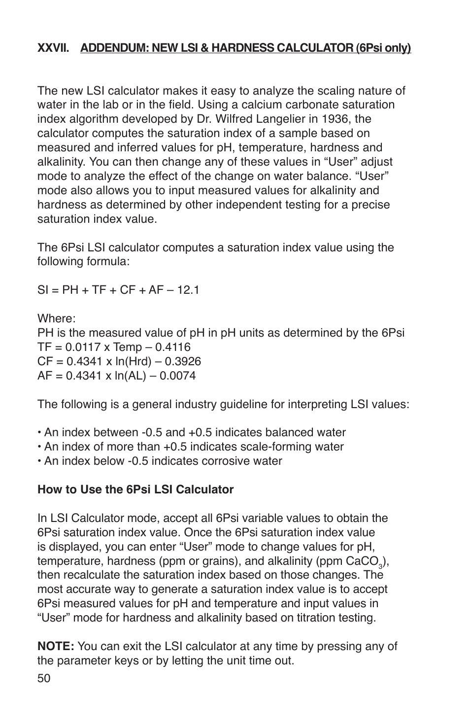 Myron L 6Psi and 4P User Manual | Page 54 / 60