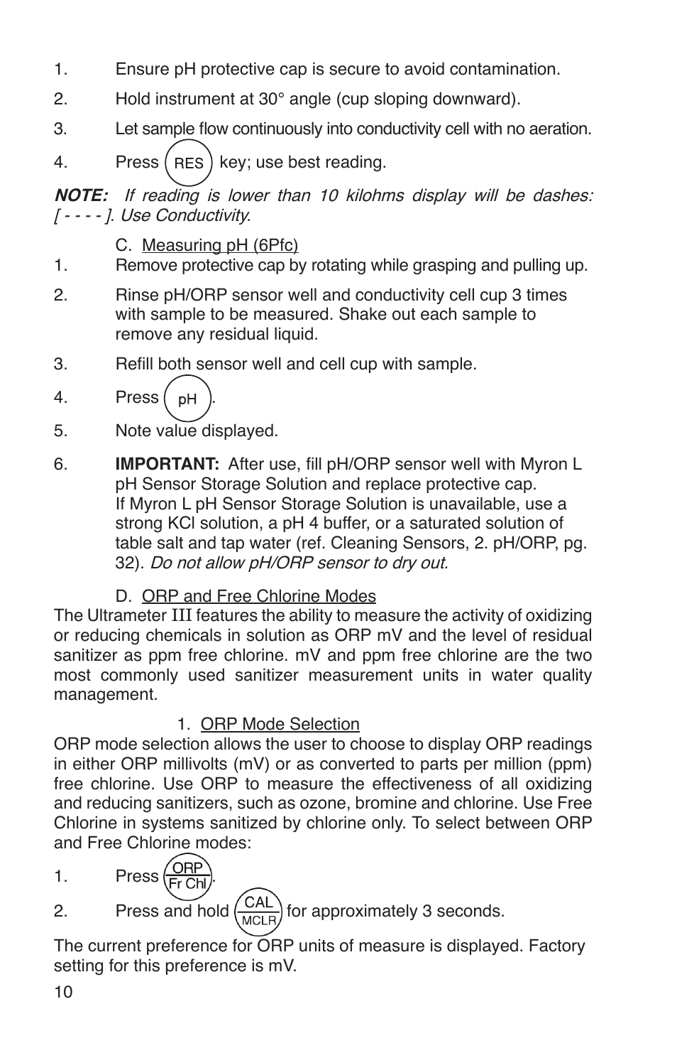 Myron L 6Pfc and 4P User Manual | Page 14 / 52