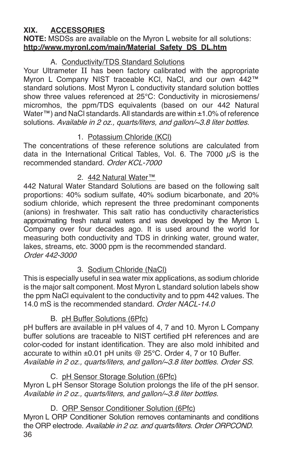 Myron L 6Pfc and 4P User Manual | Page 40 / 52