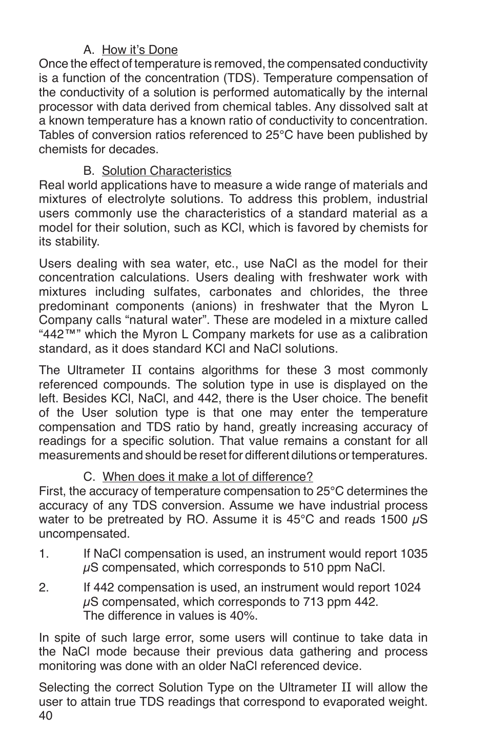 Myron L 6Pfc and 4P User Manual | Page 44 / 52