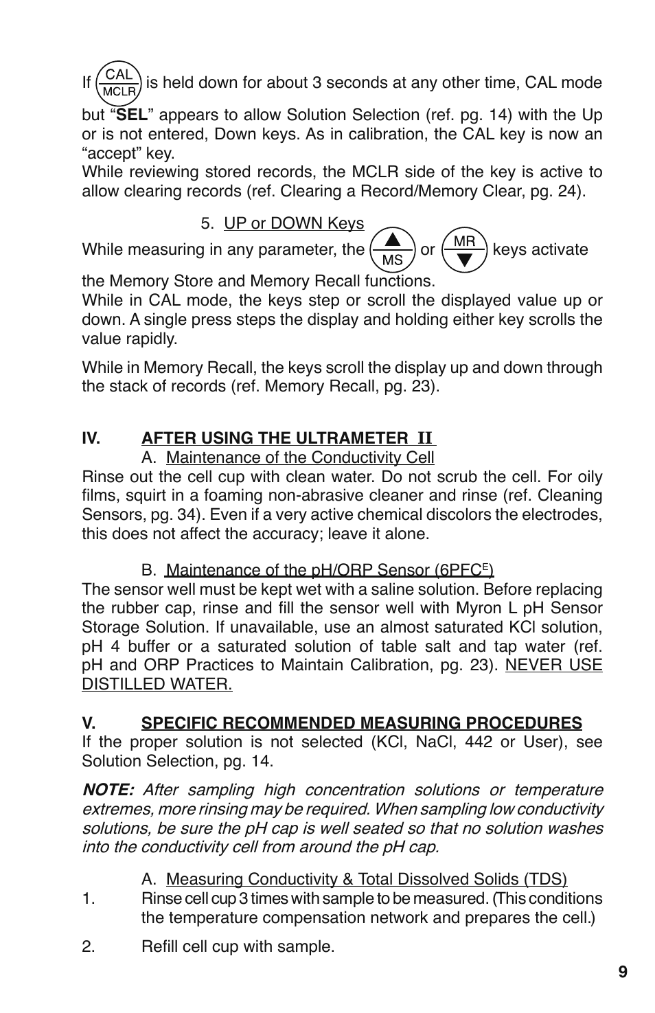Myron L 6PFCE and 4P User Manual | Page 13 / 56