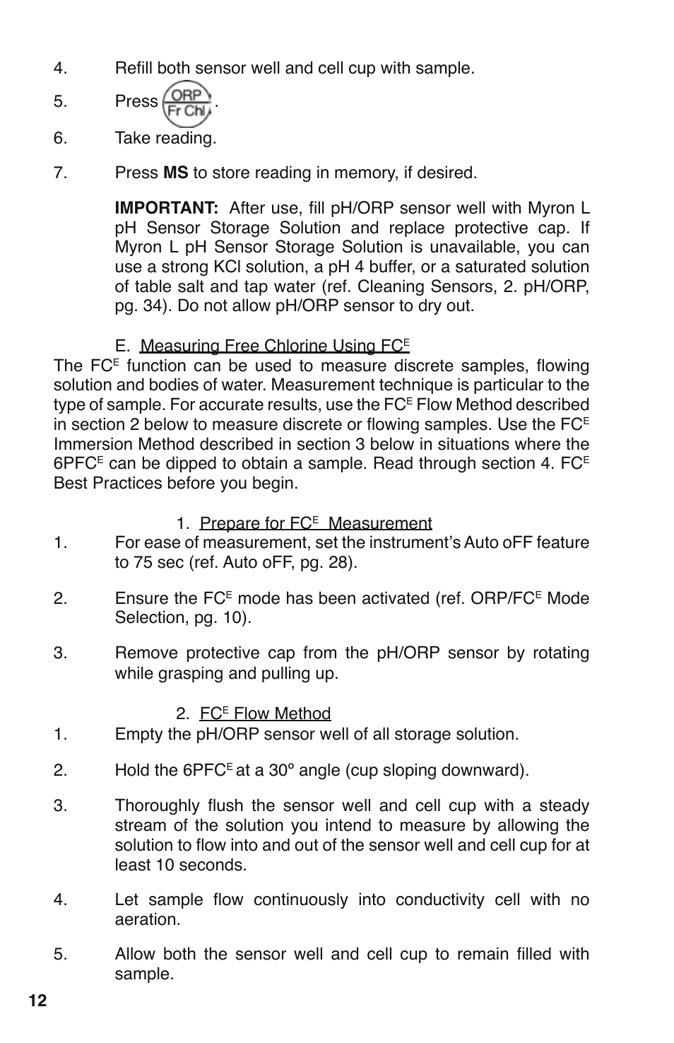 Myron L 6PFCE and 4P User Manual | Page 16 / 56